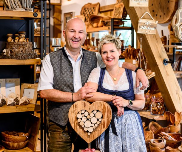 Herbert und Margit von den WiWi-Mitgliedsbetrieben Thalmühle und Drehform